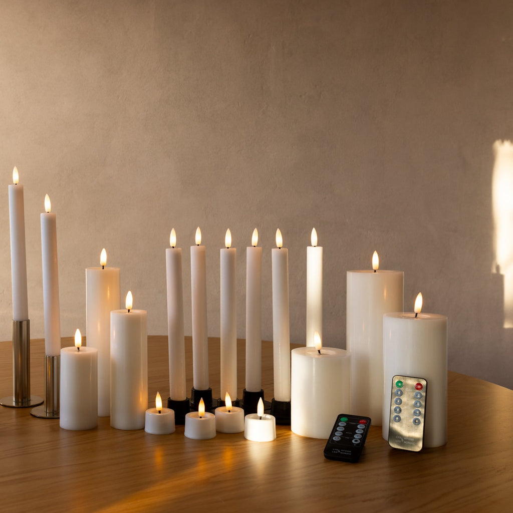 🌿 Sia Rechargeable Pillar Candles – Beautiful, Smart and Sustainable Light for Your Home